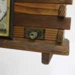 シチズンアンティーク木製置時計/デイアラーム